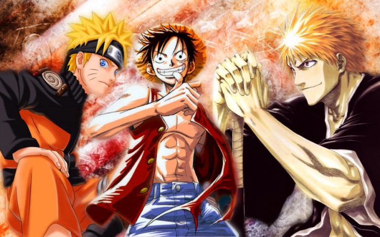 Naruto - One Piece - Bleach